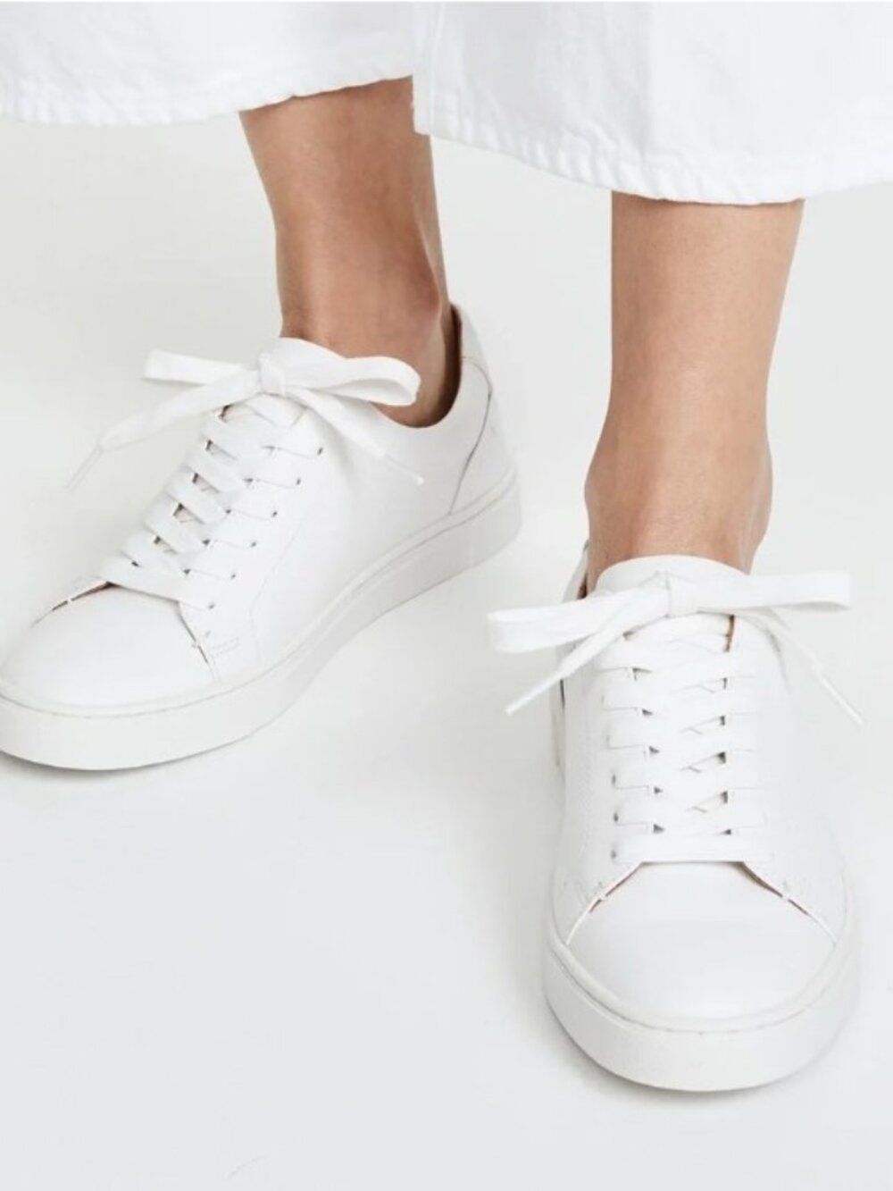 Frye Ivy Low lace white leather sneakers - 8